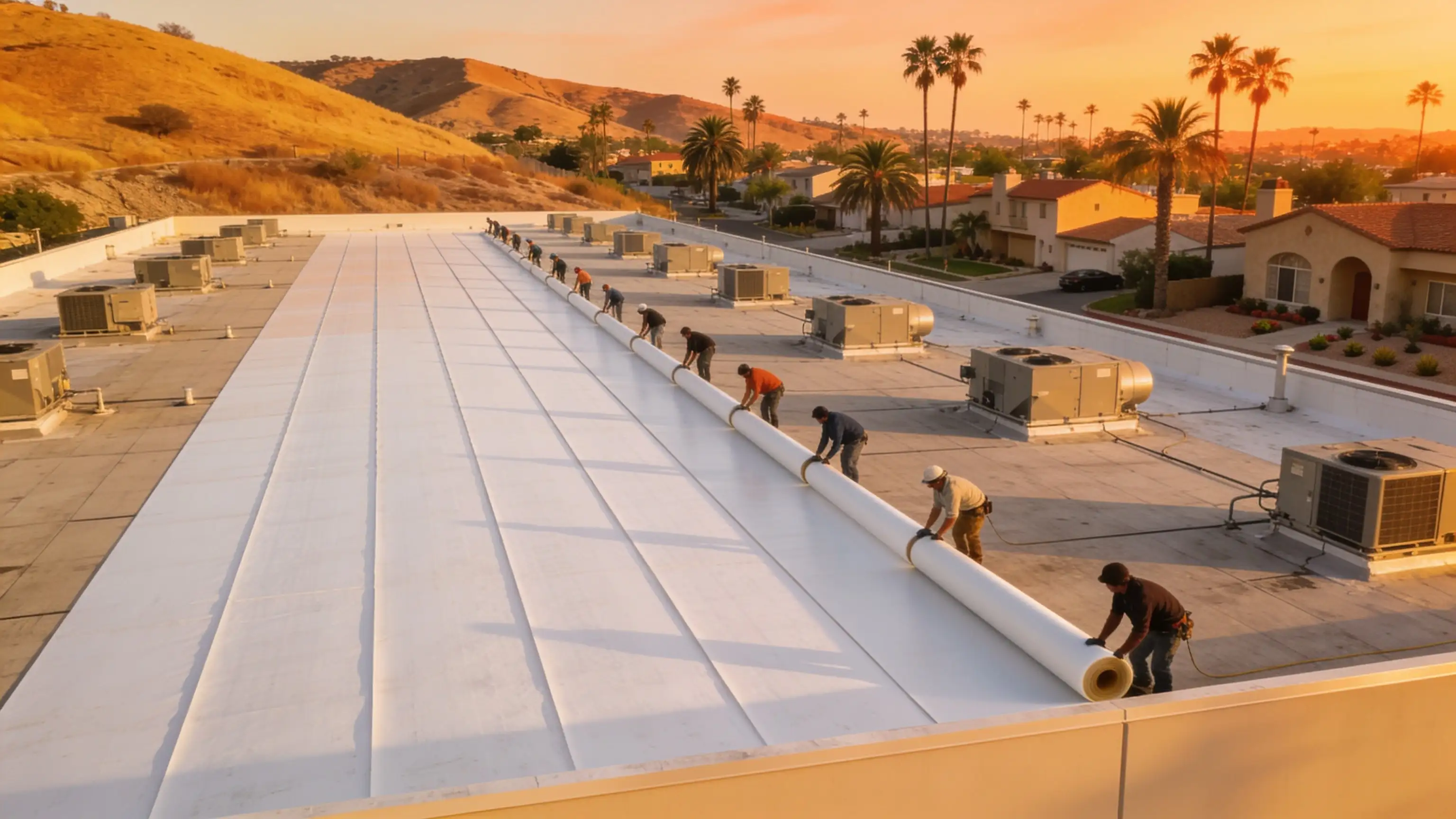 Commercial Roofing — Flat-roof systems for businesses big and small
