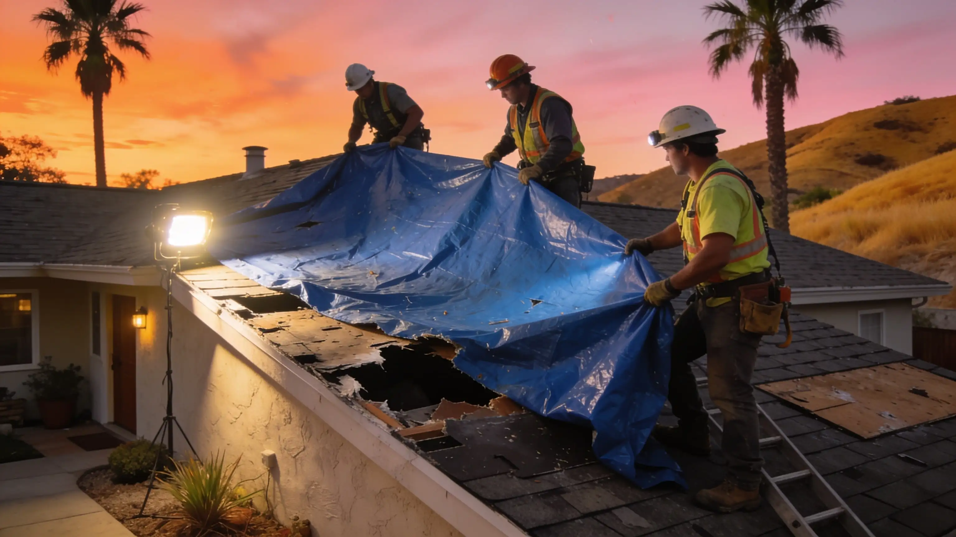 Emergency Roofing — 24/7 response when every minute counts