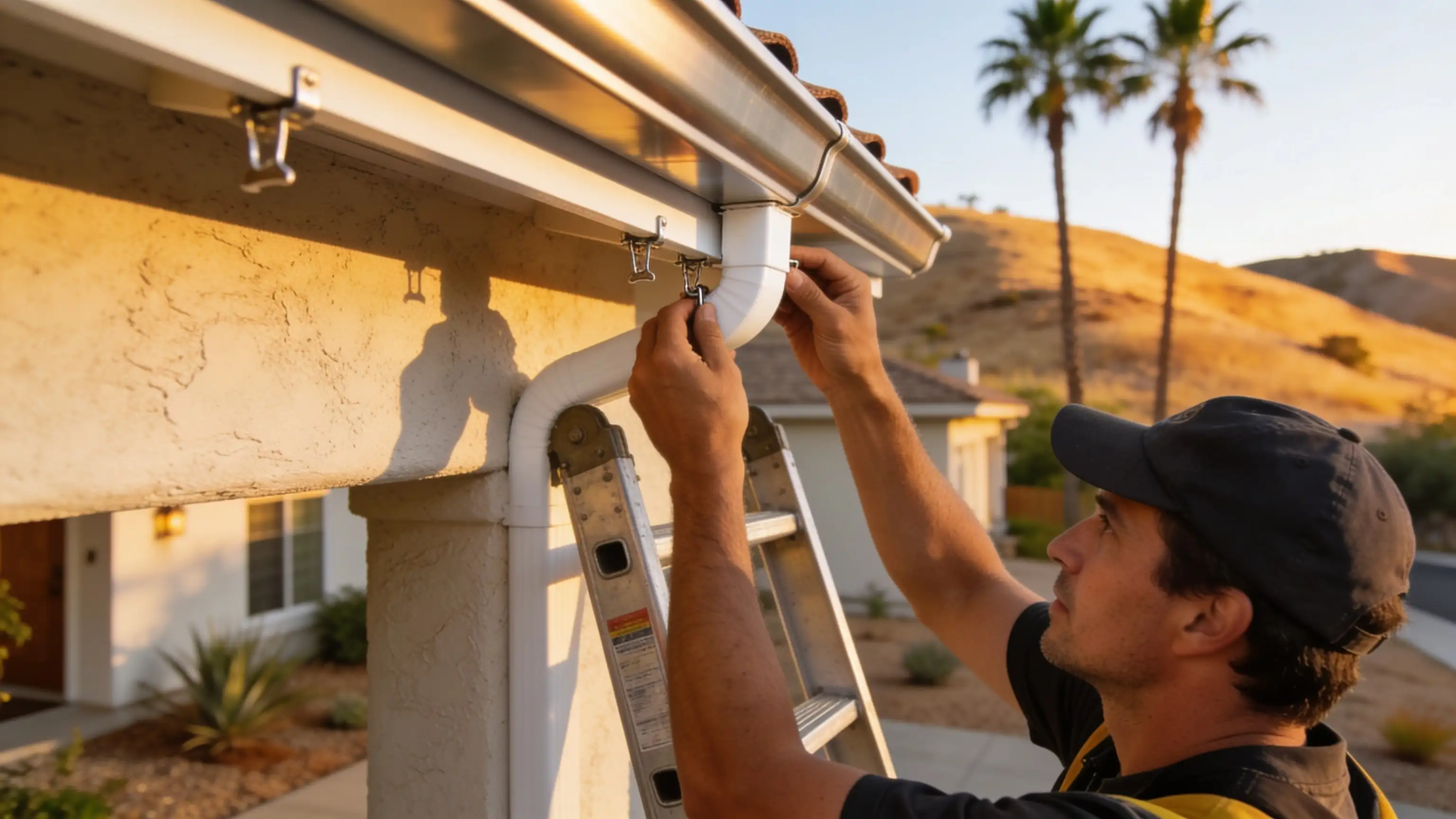 Gutter Installation — Seamless aluminum and copper gutter systems