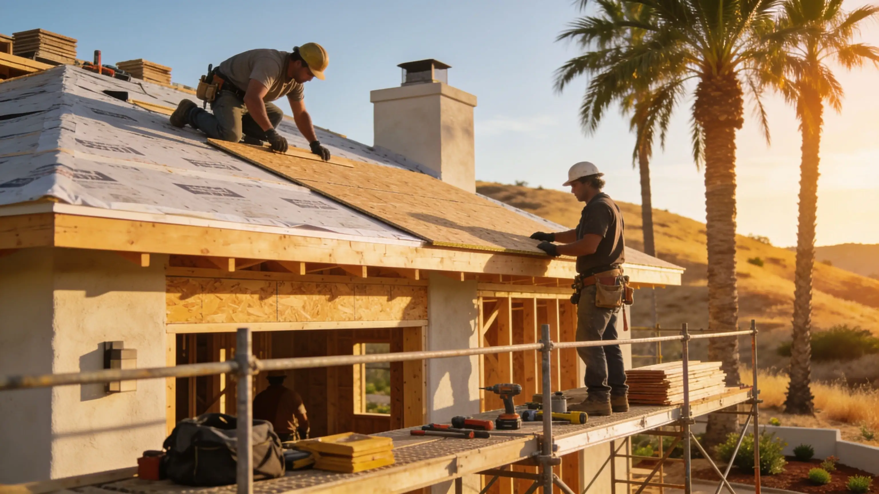 New Roof Installation — New construction and additions covered